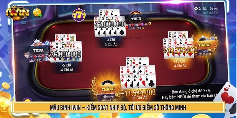 Sàn Đấu Mậu Binh IWIN Trí Tuệ Kịch Tính Quà Giá Trị Nhất 6 Mậu binh IWIN